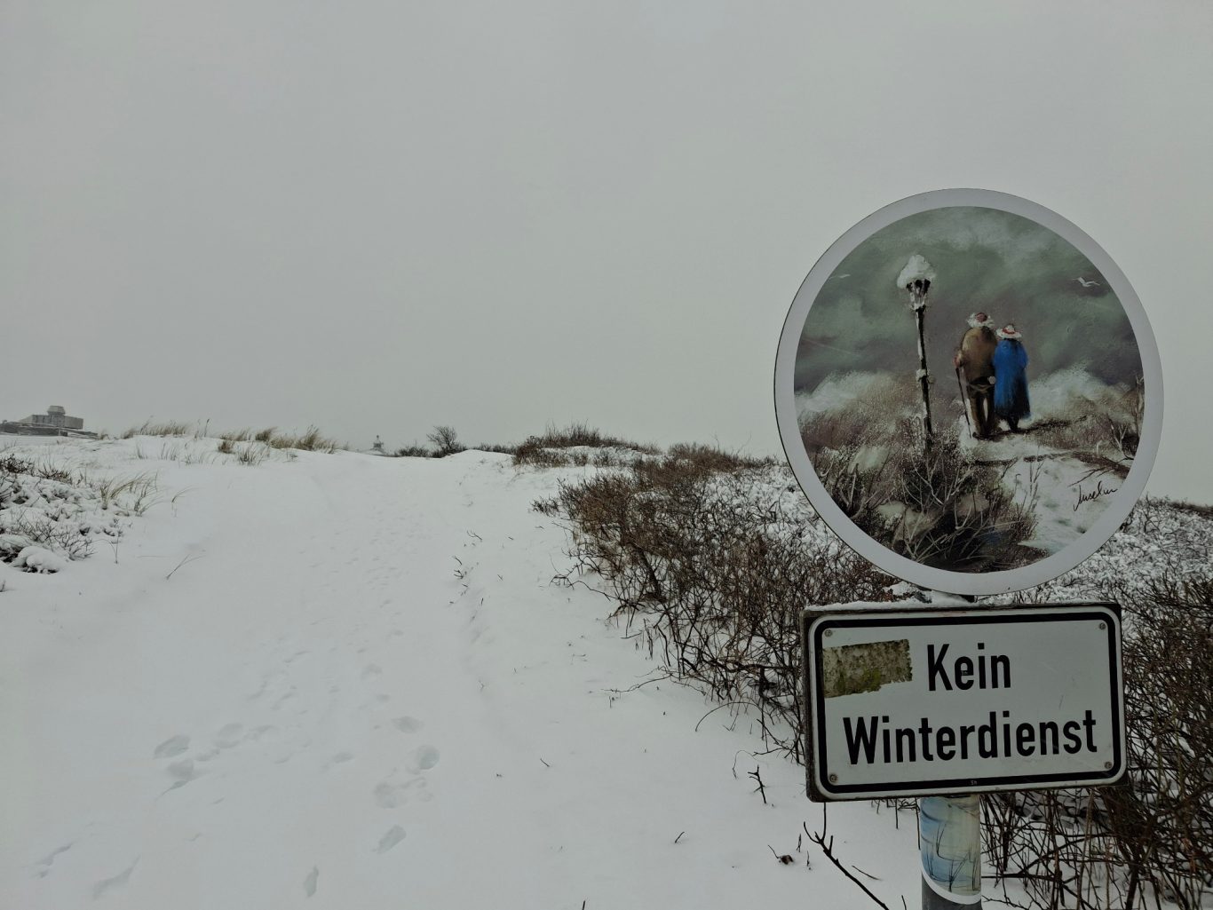 Ob Anselm's Bild dem Winter als Vorlage galt? Kunst trifft Natur Ob Anselm's Bild dem Winter als Vorlage galt? Kunst trifft Natur