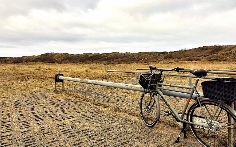 Langeoog - Fahrradparkplatz Katastrophenübergang
