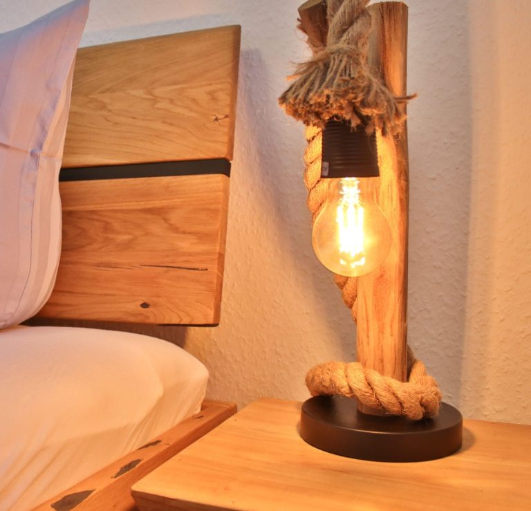Originelle Beleuchtung im Schlafzimmer